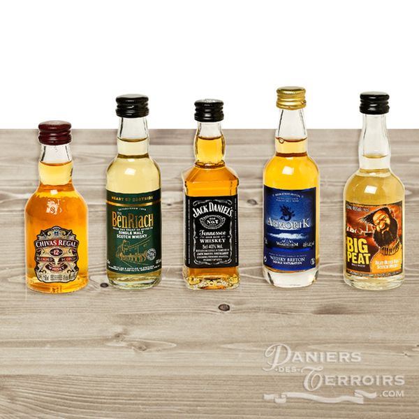 mignonnettes (mini-bouteilles) de whisky du reste du monde