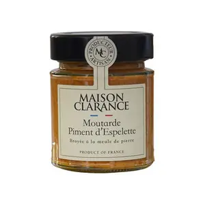 Moutarde au piment d'Espelette Maison Clarance