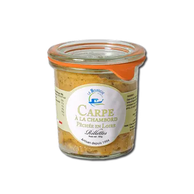 Rillettes de carpe à la Chambord